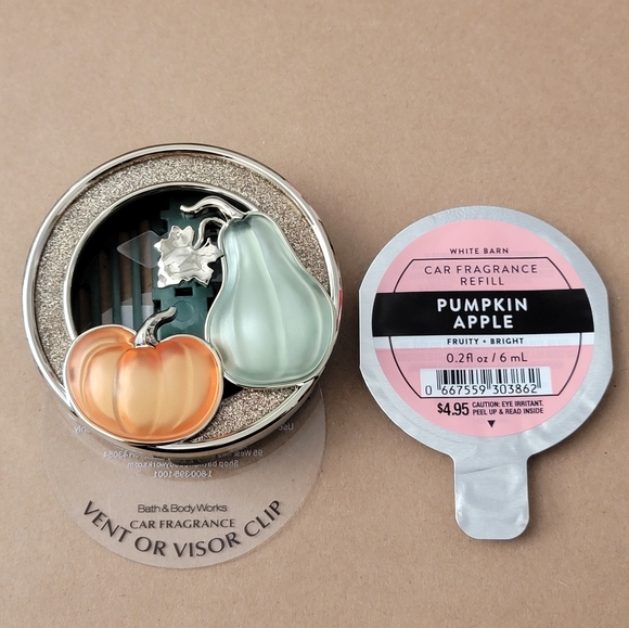 NWT! BBW Pumpkin Vent/Visor Clip - Picture 2 of 2